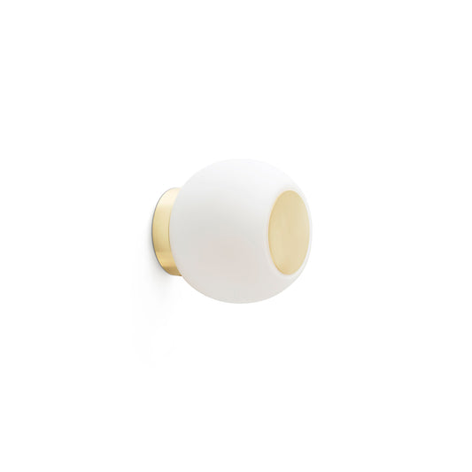 MOY Aplique/plafón Redondo Oro Faro 40090 para baño con luz LED
