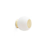 MOY Aplique/plafón Redondo Oro Faro 40090 para baño con luz LED