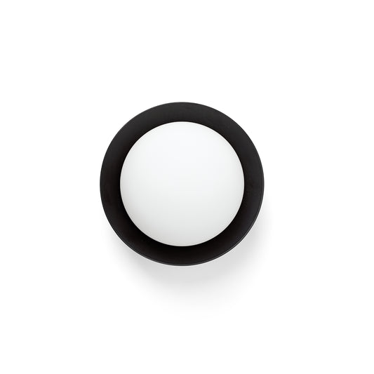 MAY Aplique Plafón IP44 Negro Faro 40096 para baño y interior