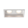 HYDE SQ 2L Empotrable Cuadrado Blanco Faro 40124 para techo IP44