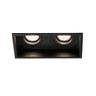 HYDE Empotrable Orientable Negro Cuadrado FARO 40127