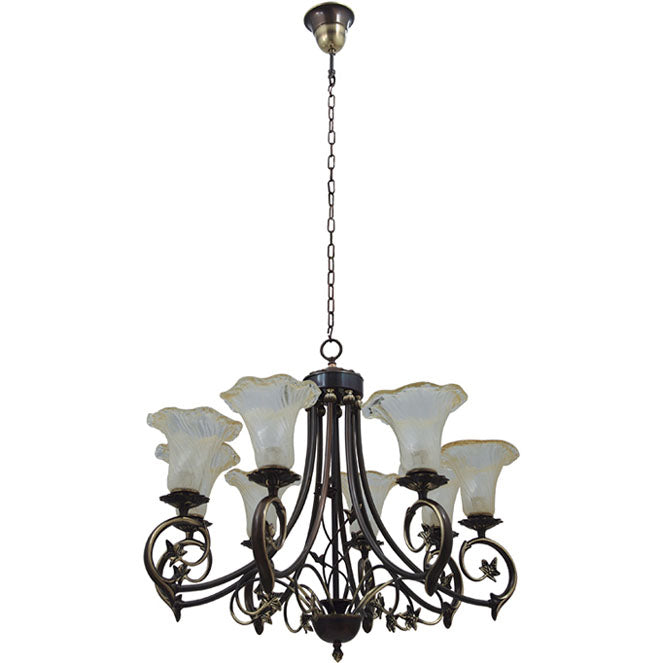 Lámpara de techo clásica MONZA LUMIT 4015*8 OX para salón elegante