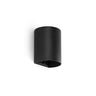 SOLE Aplique Redondo de Pared Negro Faro 40523 para interior