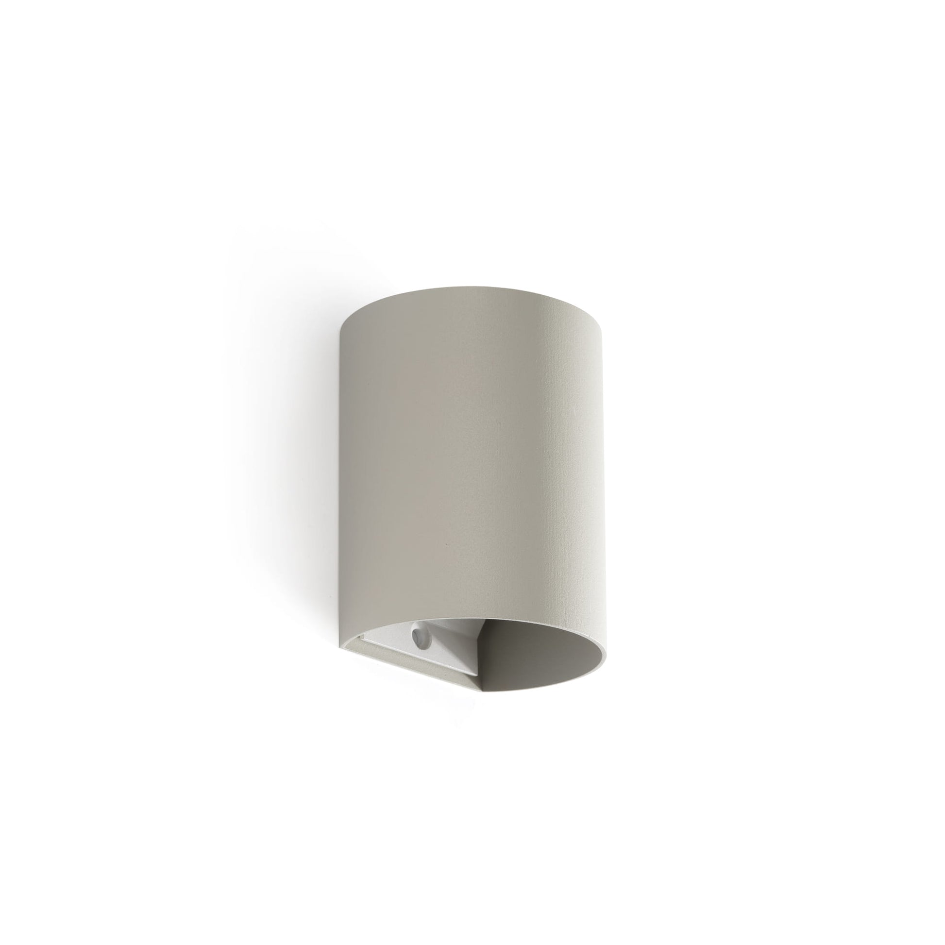 SOLE Aplique Redondo Gris de Pared Faro 40524 para iluminación indirecta