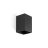 LUNE Aplique Cuadrado Negro Hogar Moderno FARO 40531 para pared