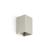 LUNE Aplique Cuadrado Estriado Gris FARO 40536 para pared, diseño moderno