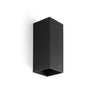 LUNE Aplique Cuadrado Diseño Negro FARO 40547 para pared interior