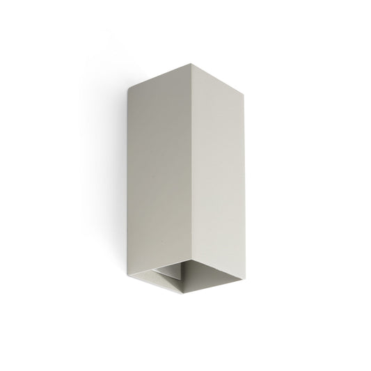 Aplique de Pared LUNE 2L Cuadrado Gris Minimalista FARO - vista principal | FARO