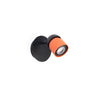 COCO Aplique Negro y Terracota Orientable FARO para pared, diseño moderno