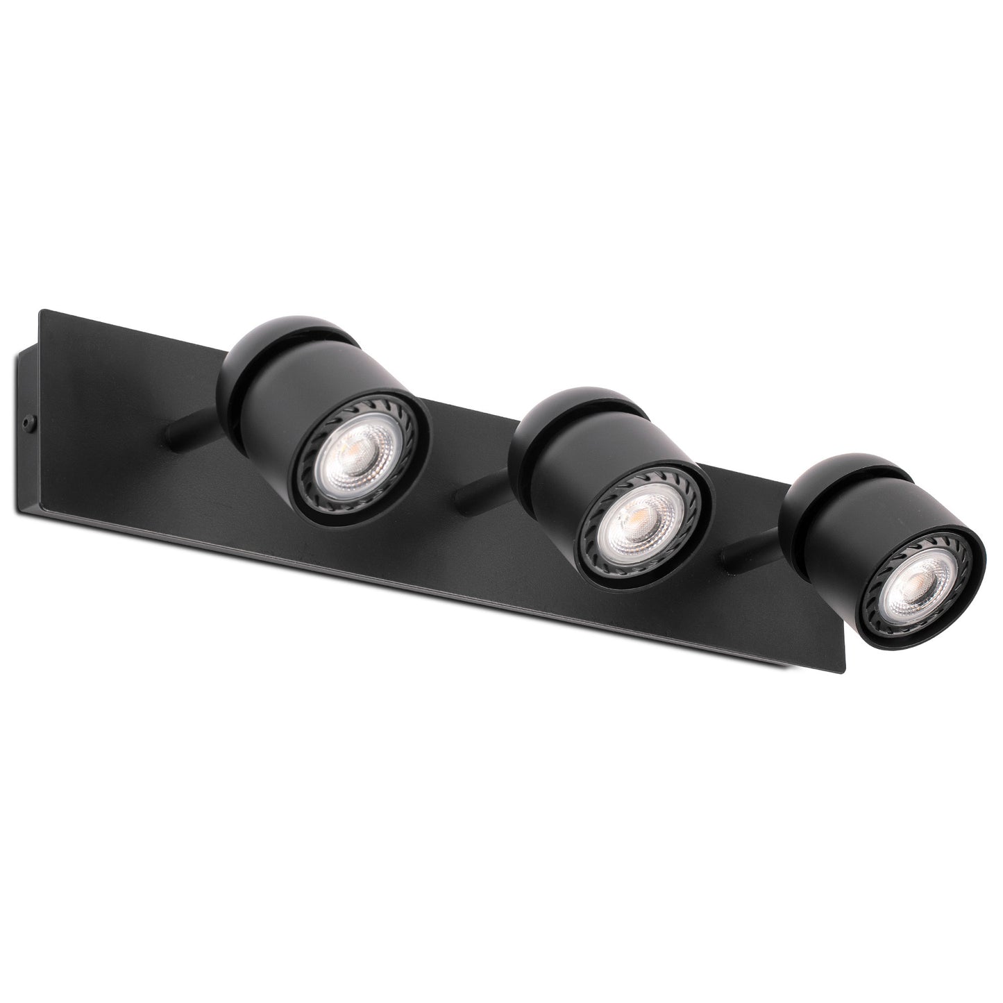 Aplique de pared COCO negro FARO orientable, diseño moderno. Ref: 40667