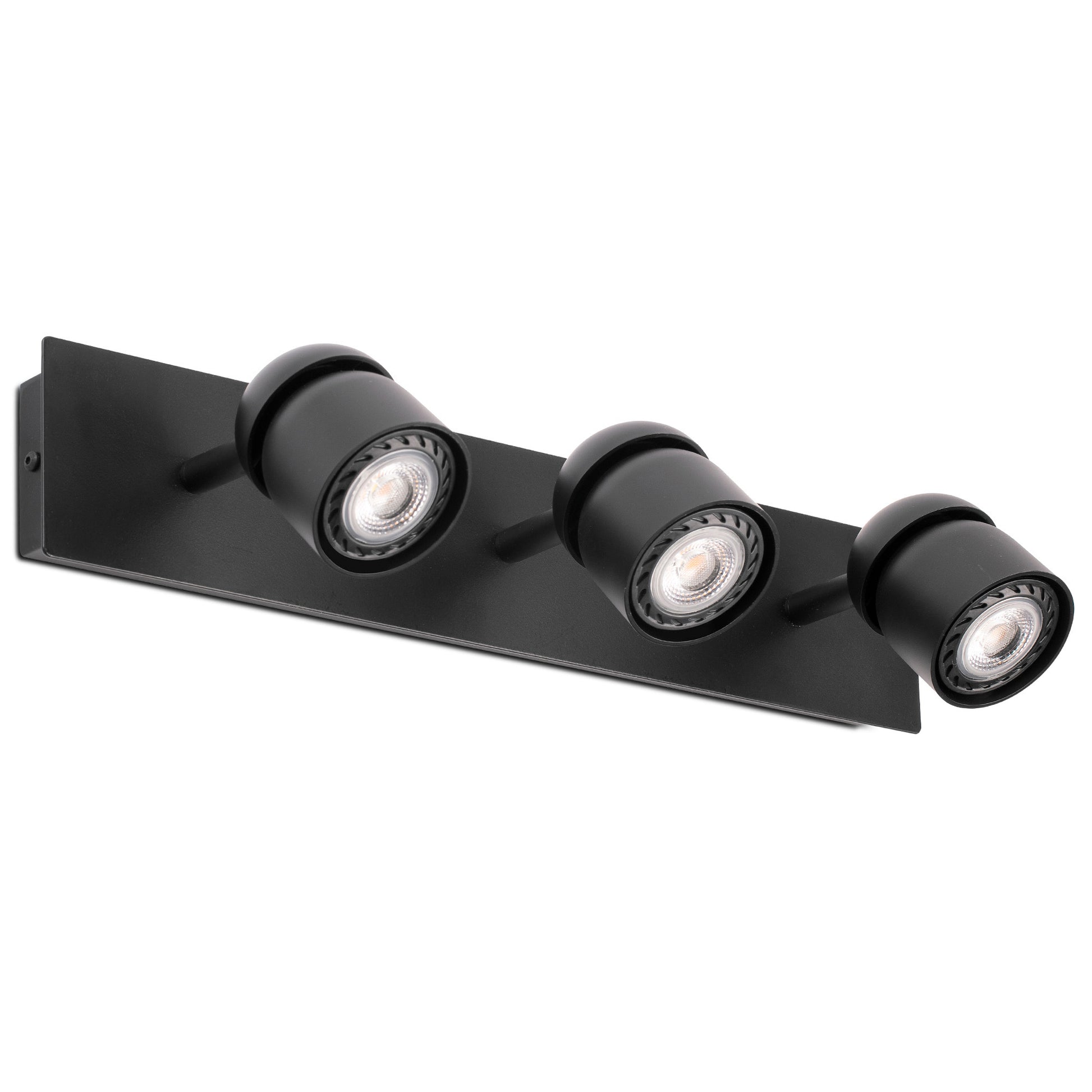 Aplique de pared COCO negro FARO orientable, diseño moderno. Ref: 40667