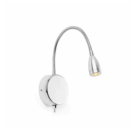 LOKE Aplique Lector Orientable Cromo FARO 40994 para lectura