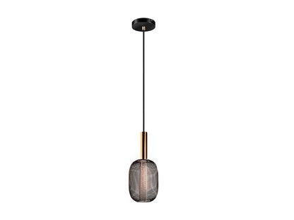 Lámpara Colgante Micrón 1 Luz LED Dimable Schuller - Oro / Negro | Schuller · Ref. 413510