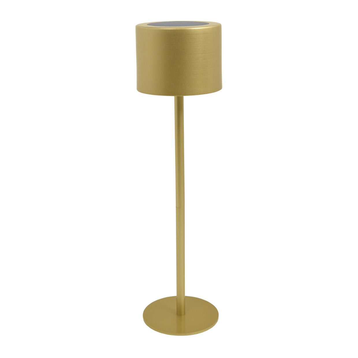 Lámpara solar de pie Eliseo oro mate ALEMAR - Vista principal regulable