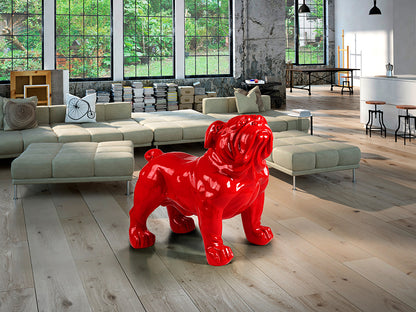 Figura Grande Bulldog Rojo - Resistente Exterior - Schuller - 431835