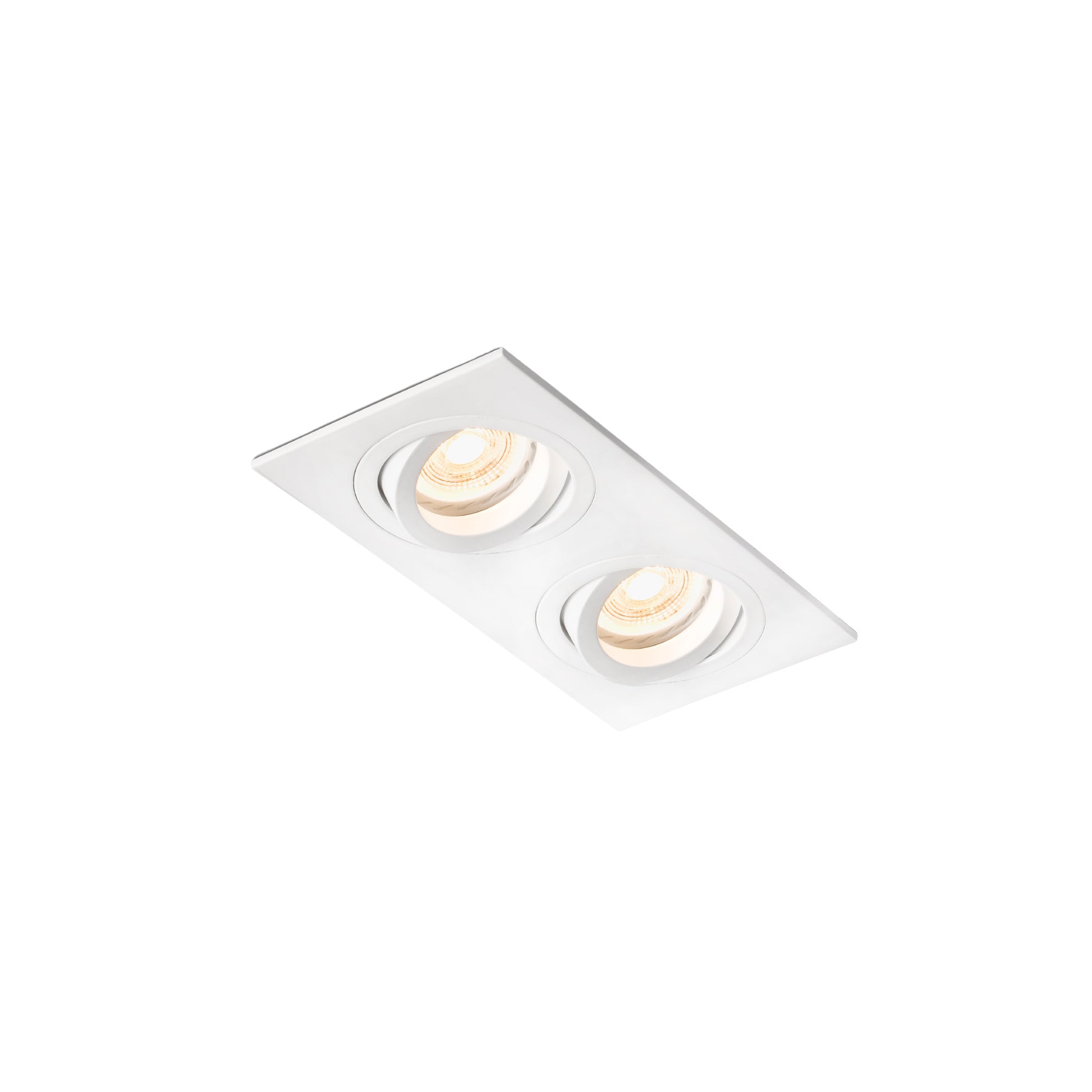 RADON RCT Luz Empotrable Blanca Faro, luminaria de techo orientable para interiores. Ref: 43397