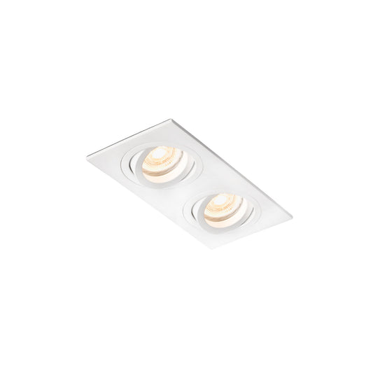 RADON RCT Luz Empotrable Blanca Faro, luminaria de techo orientable para interiores. Ref: 43397