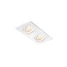 RADON RCT Luz Empotrable Blanca Faro, luminaria de techo orientable para interiores. Ref: 43397
