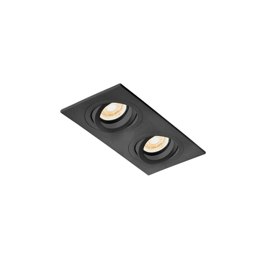 RADON RCT Foco Empotrable Orientable Negro FARO 43407 para iluminación interior.
