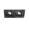 ARGON RCT Empotrable Orientable Negro Faro, iluminación interior de LuzGuru, Ref. 43413