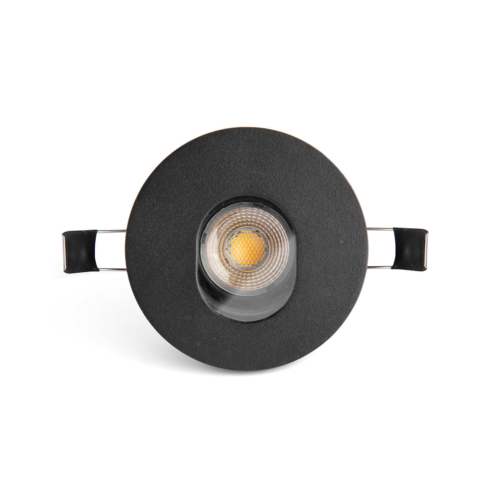 Empotrable Orientable Pinhole NIVA Negro IP65 GU10 Faro