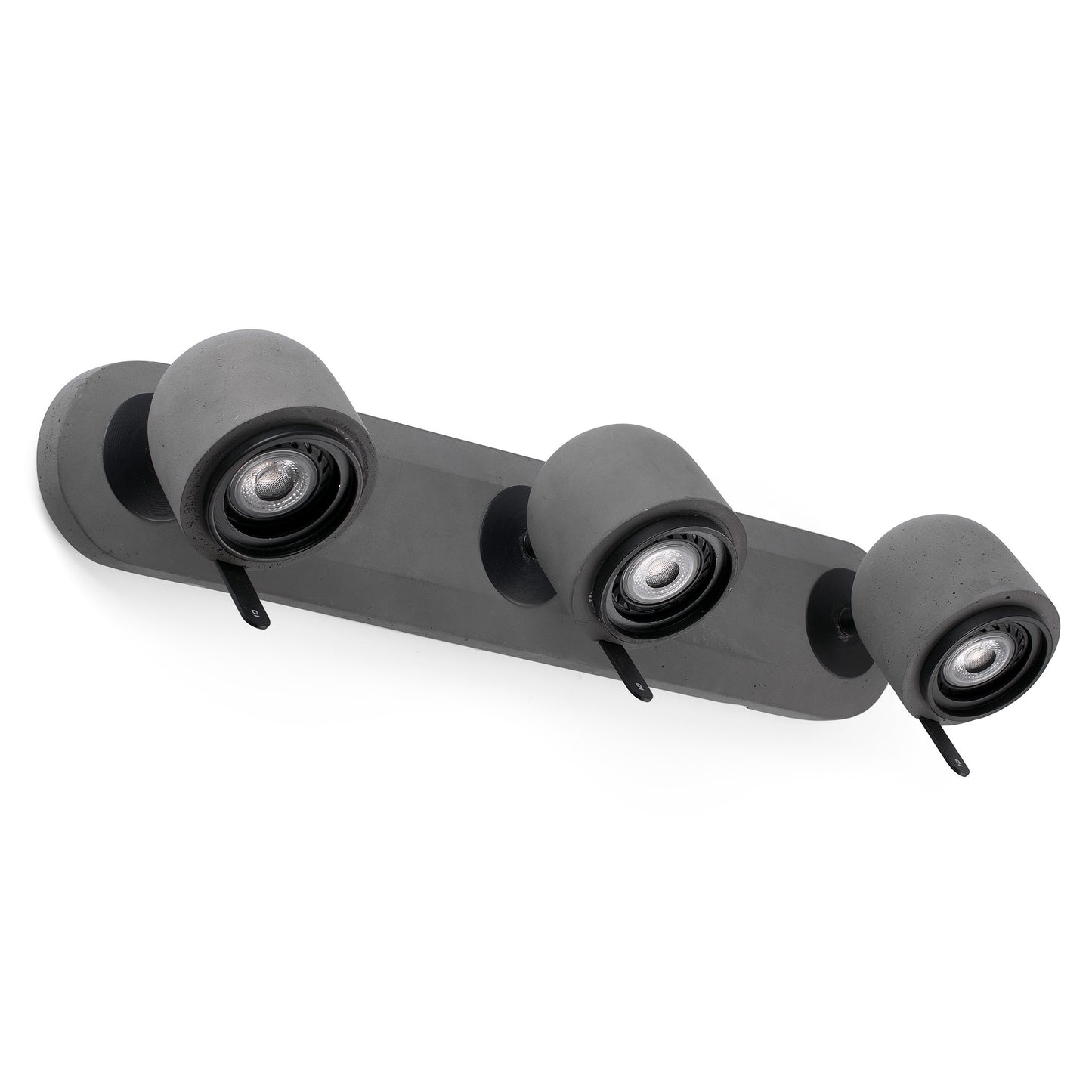 STONE Aplique 3 Focos Orientables Gris Cemento FARO 43502