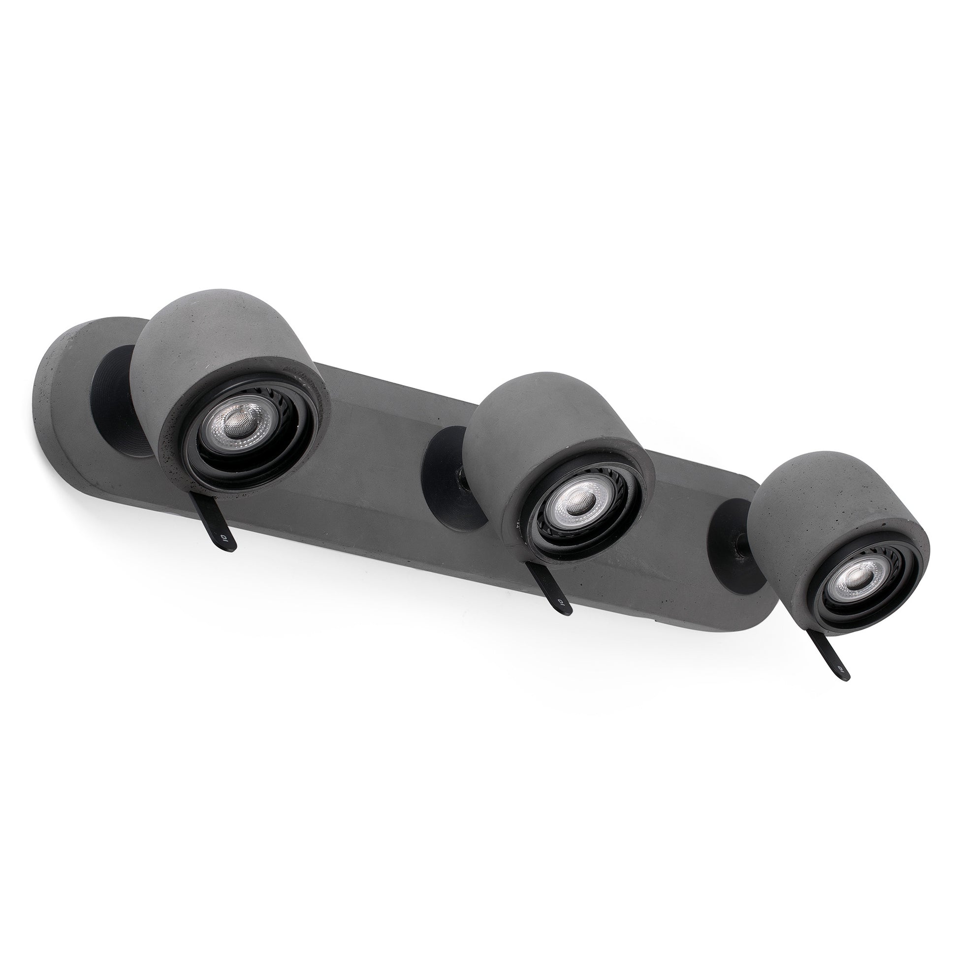 STONE Aplique 3 Focos Orientables Gris Cemento FARO 43502
