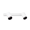STAN Aplique Plafón Blanco Orientable FARO. Luminaria de superficie para interior. Ref: 43742