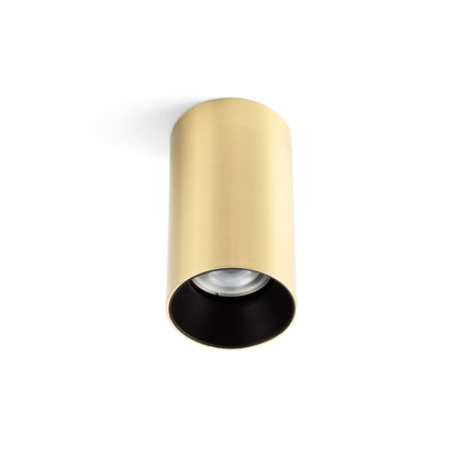 STAN Plafón Oro Satinado FARO, luminaria de techo minimalista, ref. 43758