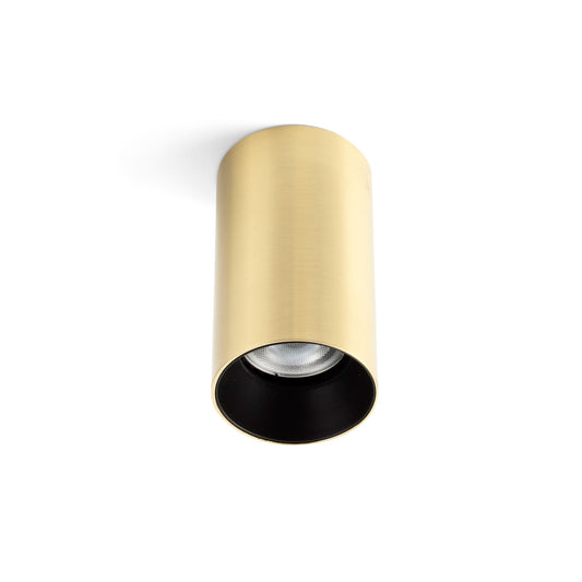 STAN Plafón Oro Satinado FARO, luminaria de techo minimalista, ref. 43758