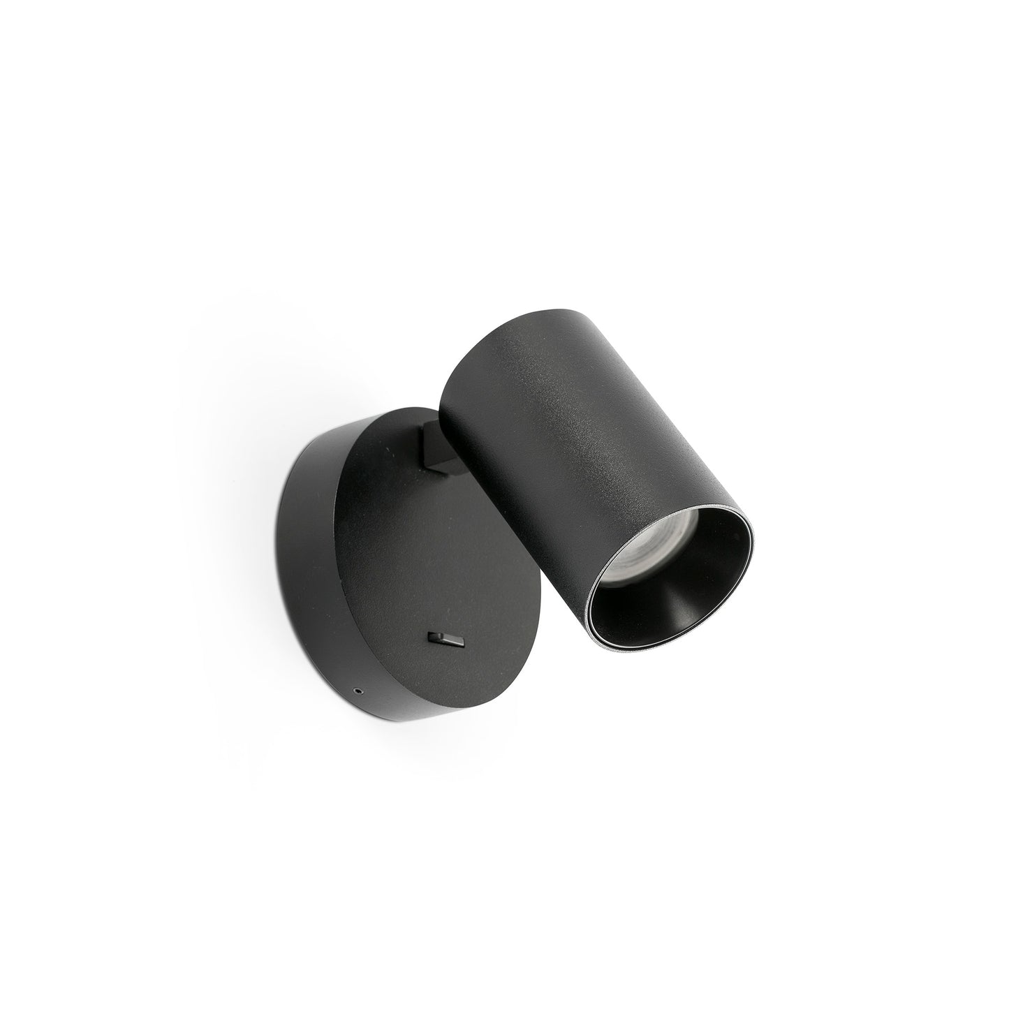 STAN Aplique de Pared con Interruptor Negro Faro 43768 para dormitorio