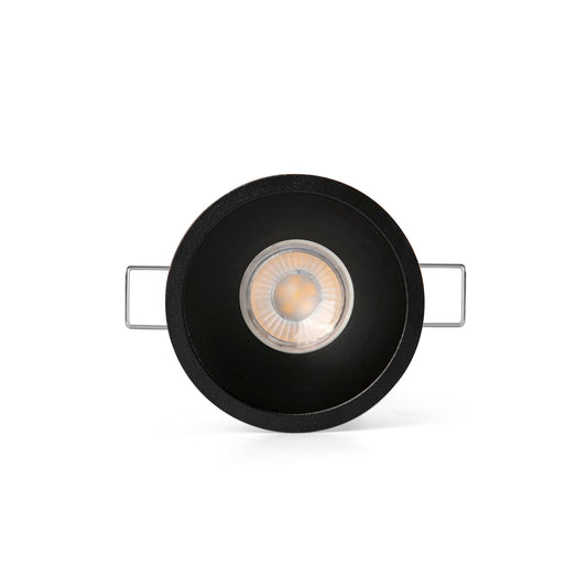 Empotrable de Techo FLAC Negro Orientable GU10 FARO - vista principal | FARO