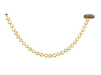 Lámpara de Techo LED Zaria II 29 Tulipas Bronce y Ámbar Schuller - vista principal | Schuller