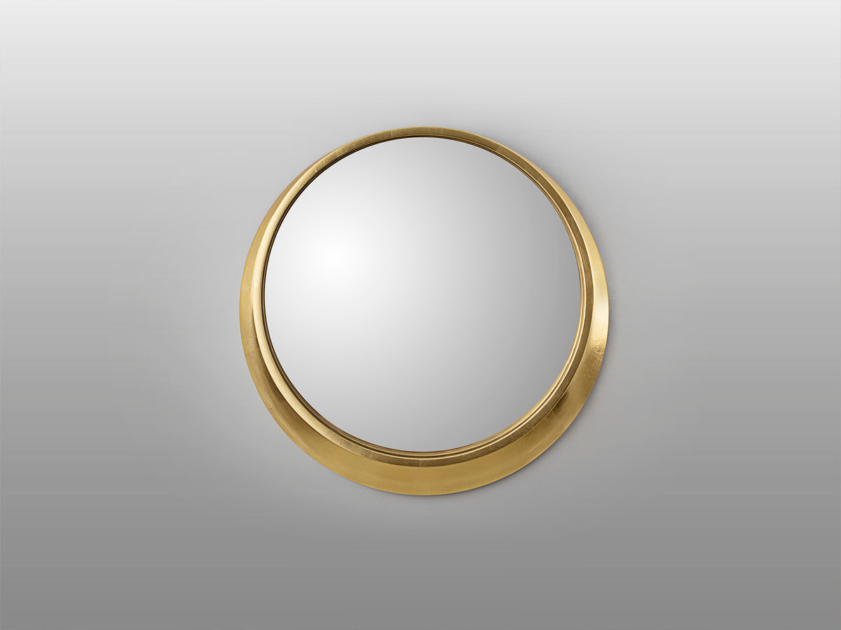Espejo Redondo Alan 87 cm Pan de Oro Schuller en ambiente decorado | Schuller
