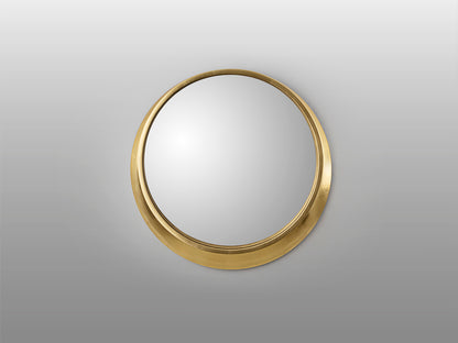 Espejo Redondo Alan 87 cm Pan de Oro Schuller en ambiente decorado | Schuller