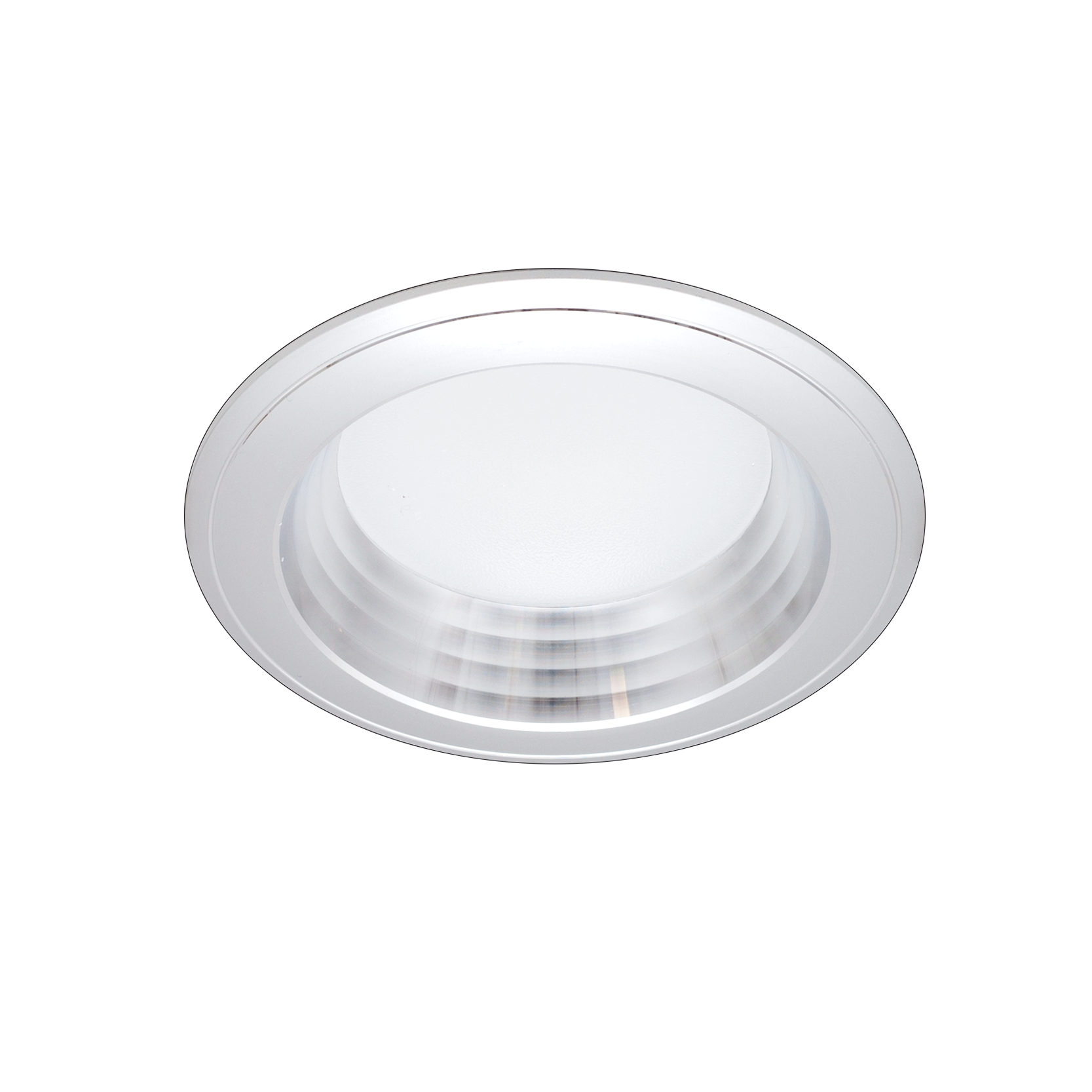 Foco empotrable Corfu Plata 5W de Fabrilamp, iluminación LED eficiente y moderna para interiores.