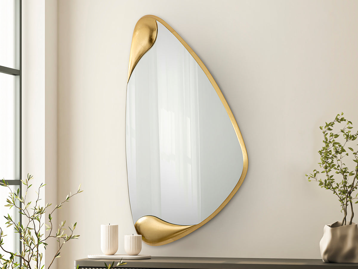 Espejo Decorativo Daisy 121x68,5 cm Pan de Oro Schuller en ambiente decorado | Schuller