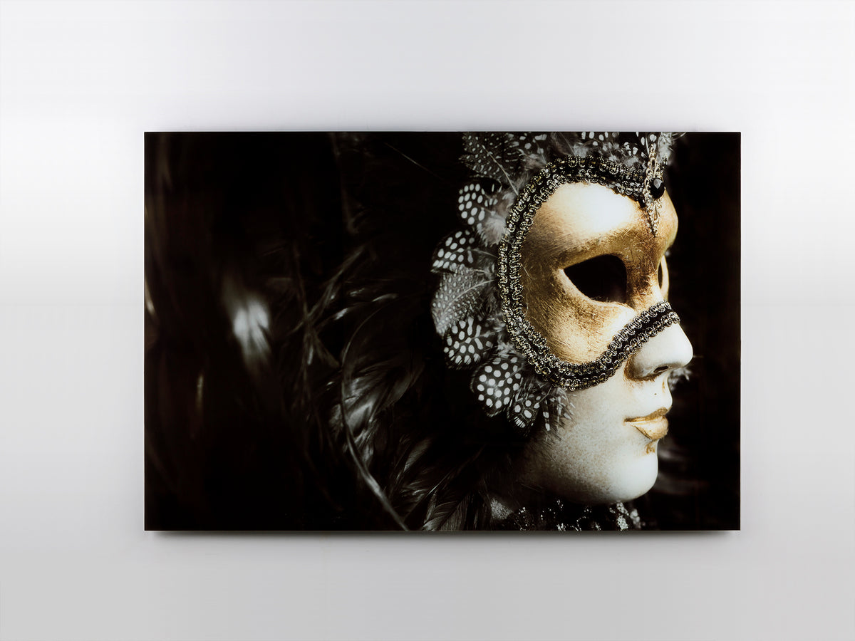 Fotografía Impresa en Cristal Templado Carnaval 150x100 cm Schuller en ambiente decorado | Schuller
