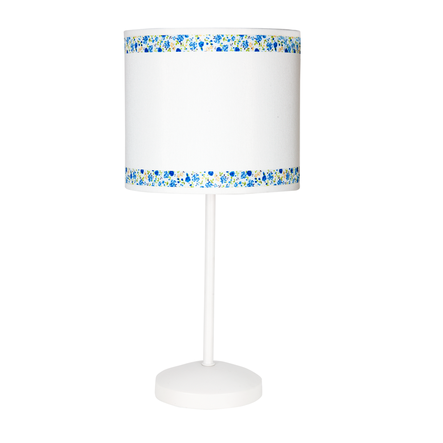 Sobremesa Cenefa Blanco/Azul E14 de Fabrilamp, ideal para habitaciones infantiles. Compra en luzguru.com