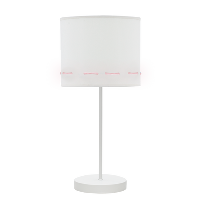 Sobremesa Trazos Rosa Bebé de Fabrilamp: Iluminación suave para habitaciones infantiles.  Compra en luzguru.com