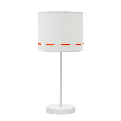 Sobremesa Trazos Naranja E14 de Fabrilamp, diseño infantil, ideal para habitaciones de niños, disponible en luzguru.com