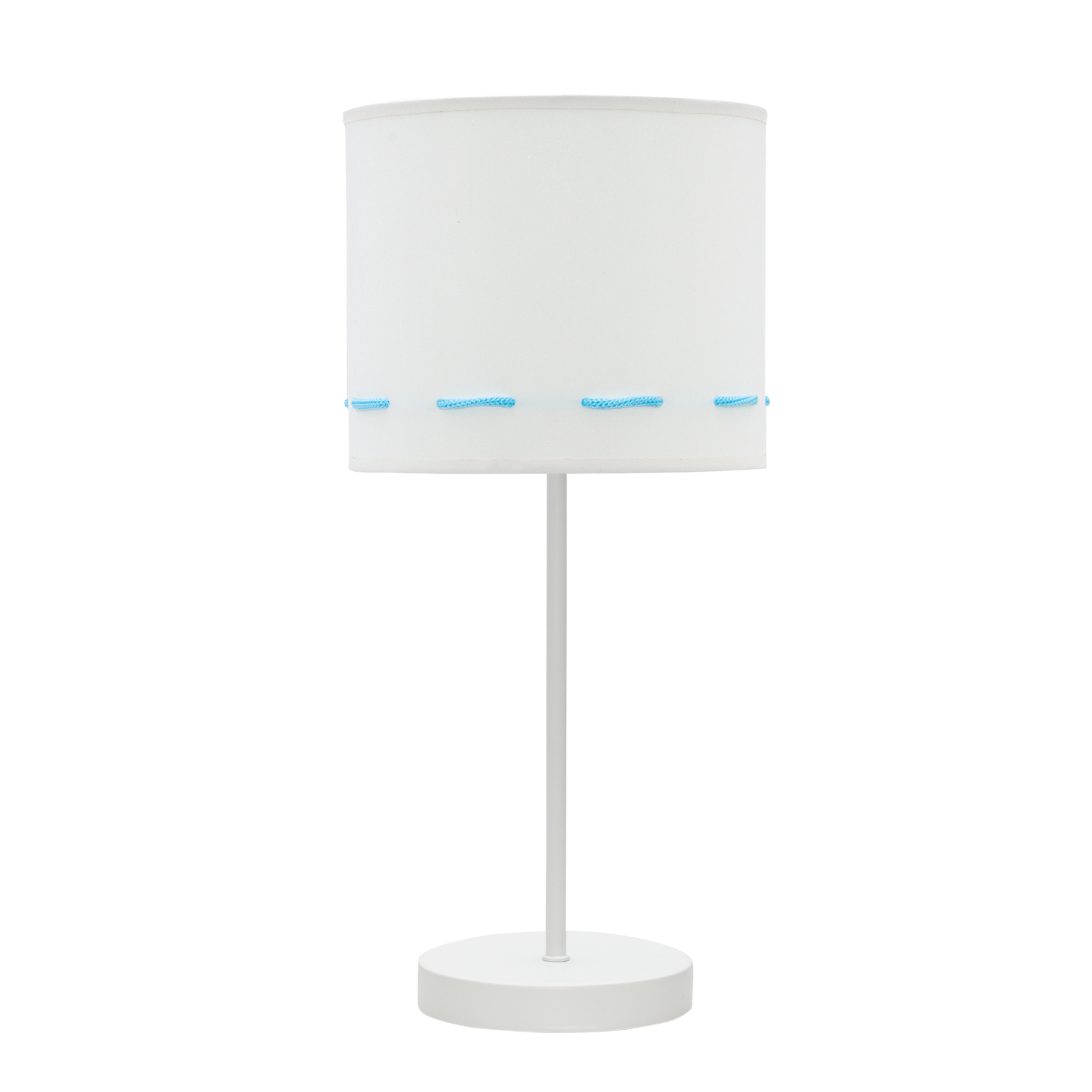 Sobremesa Trazos Celeste de Fabrilamp, ideal para habitaciones infantiles. Diseño moderno y elegante.