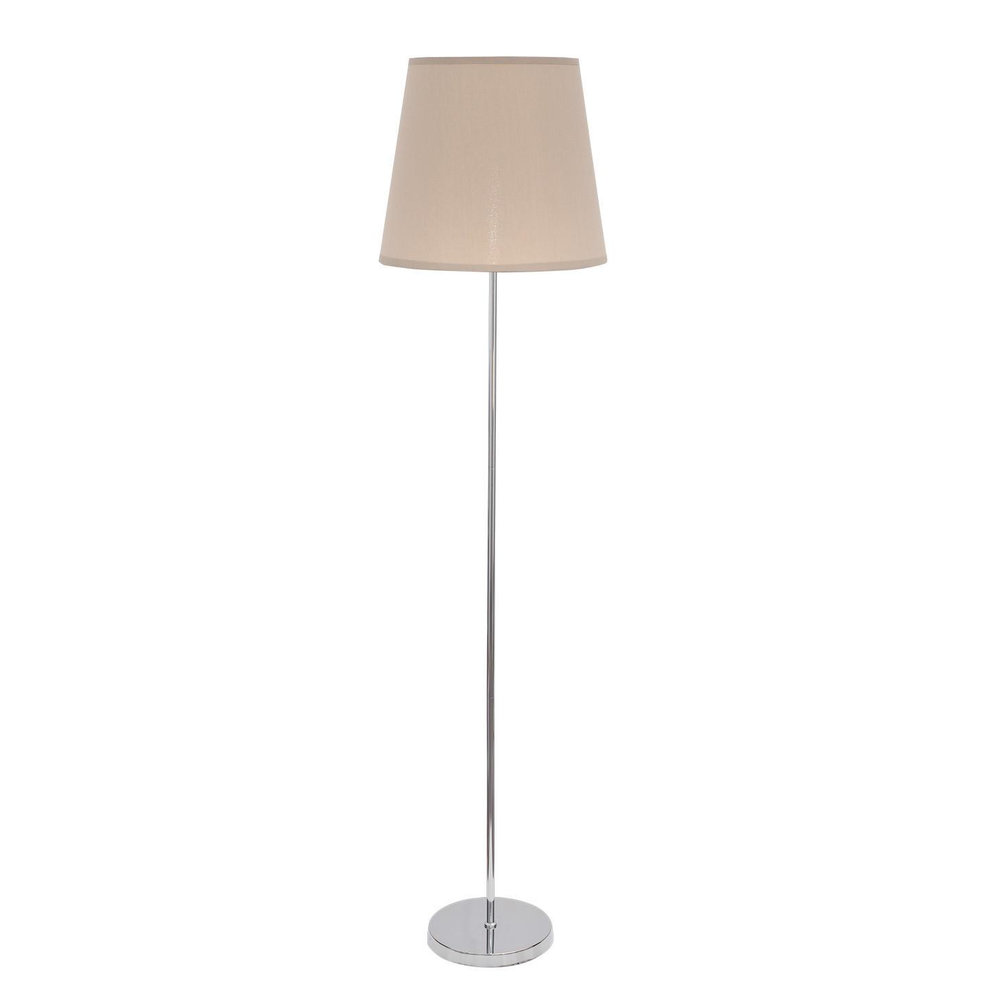 Pie de salón Maldivas Cromo/Piedra de Fabrilamp, diseño elegante y moderno para tu sala.