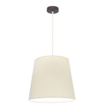 Colgante Maldivas Marrón Beige de Fabrilamp/Abrila, vista frontal. Iluminación cálida y elegante para tu hogar.