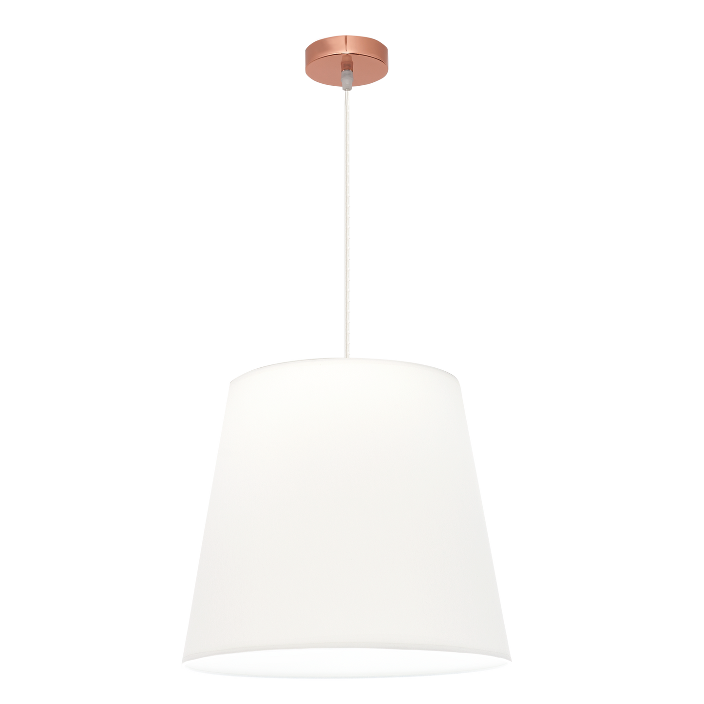 Lámpara Maldivas fabricada en Metal color Oro Rosa, diseño elegante