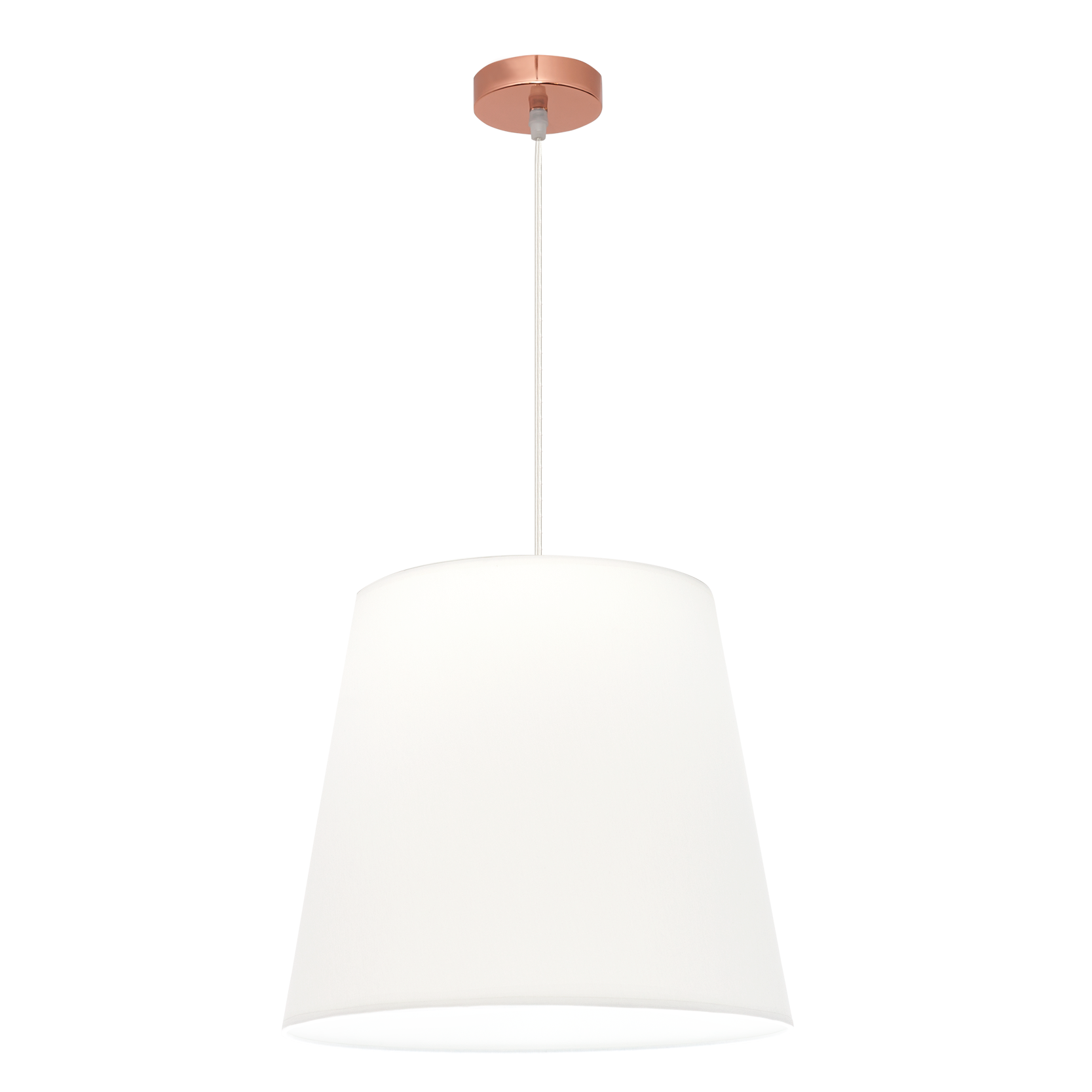 Lámpara Maldivas fabricada en Metal color Oro Rosa, diseño elegante