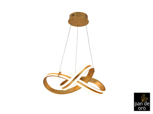 Lámpara de Techo LED Lazas 52 cm Pan de Oro Schuller - vista principal | Schuller