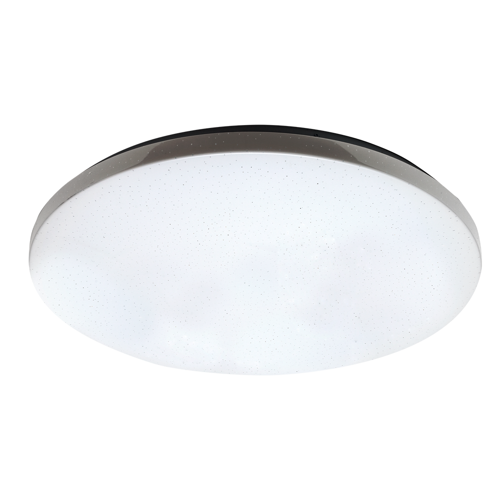 Plafón LED Amaranto 50W blanco, vista general, luzguru.com