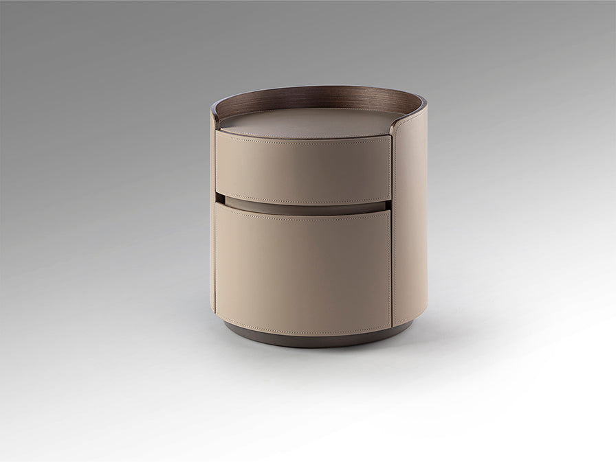 Mesita de Noche Cirze Beige Redonda - Schuller - 411752 - Vista 4