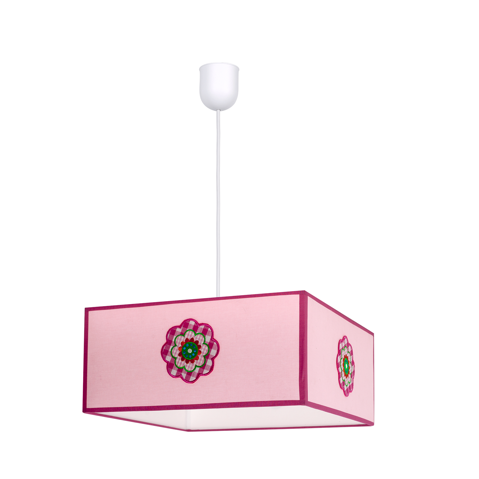 Lámpara colgante infantil con altura regulable, ideal para dormitorio